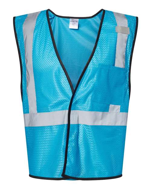 Kishigo B120-131-Unisex EV Series Enhanced Visibility Non-ANSI Vest in Electric Blue - B130