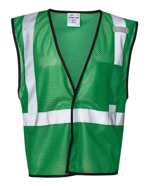 Kishigo B120-131-Unisex EV Series Enhanced Visibility Non-ANSI Vest in Green - B123