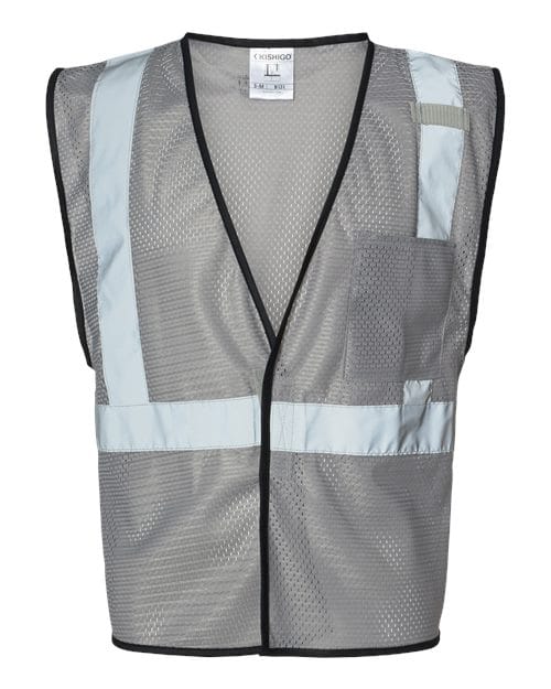 Kishigo B120-131-Unisex EV Series Enhanced Visibility Non-ANSI Vest in Grey - B131