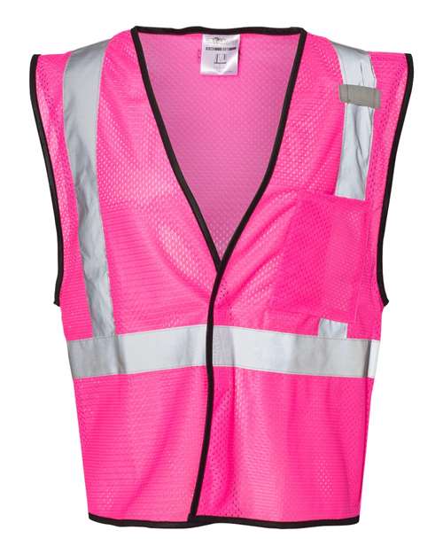 Kishigo B120-131-Unisex EV Series Enhanced Visibility Non-ANSI Vest in Pink - B126