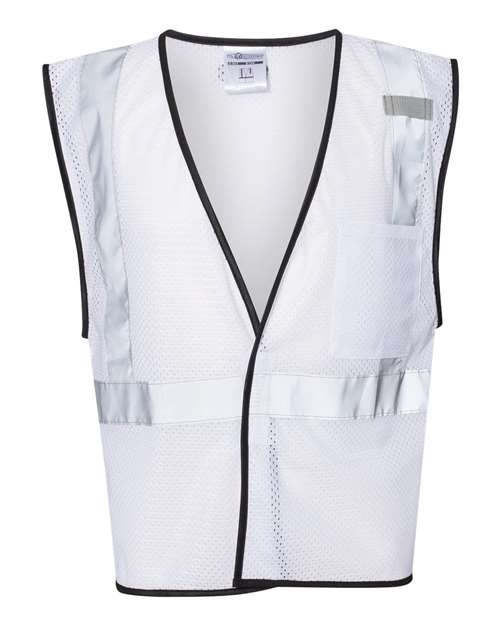 Kishigo B120-131-Unisex EV Series Enhanced Visibility Non-ANSI Vest in White - B124