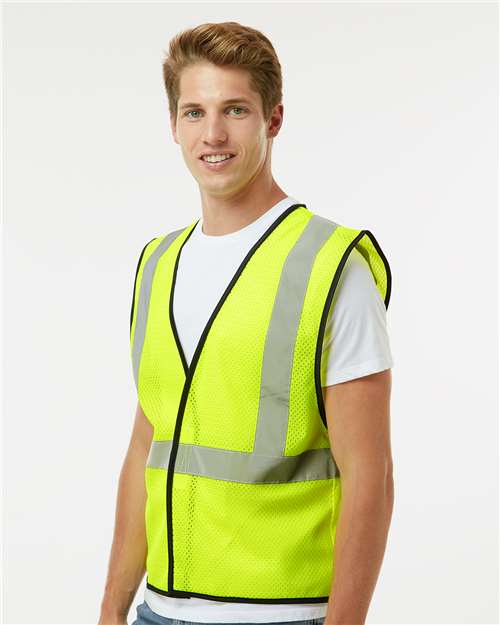 Kishigo 1571-1572-Unisex Hook-and-Loop Mesh Vest in 