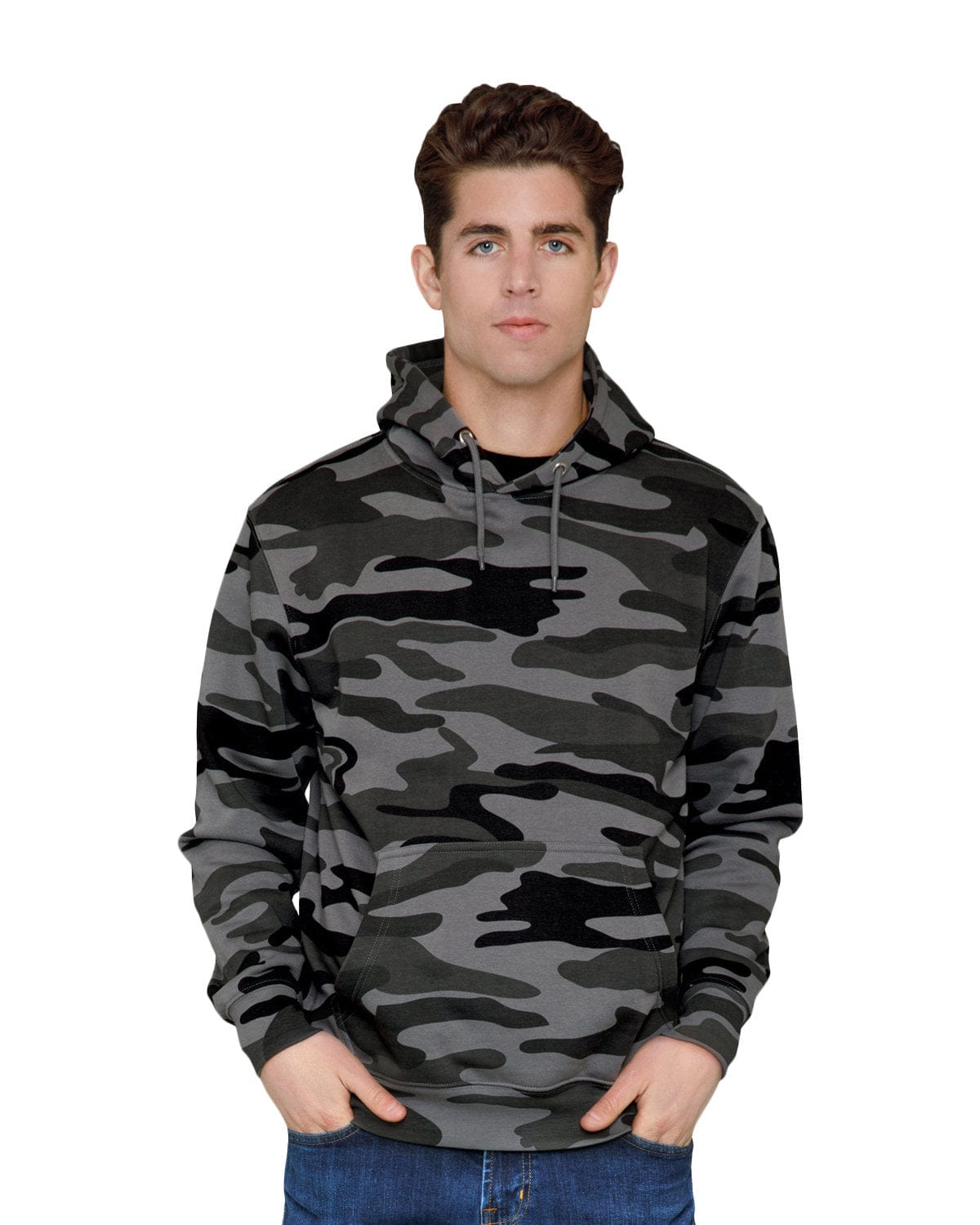 Lane Seven Sweatshirts/Fleece XS / Slate Camo Lane Seven LS14001: Unisex Premium Pullover Hooded Sweatshirt