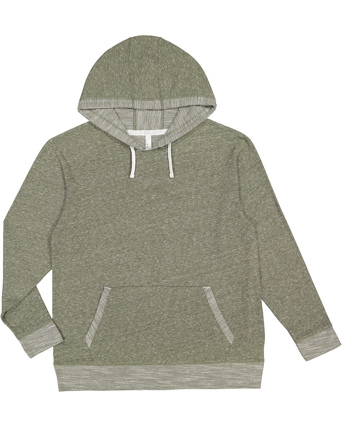 LAT Sweatshirts/Fleece XS / Miltry Grn Mlnge LAT 6779: Adult Harborside Melange French Terry Hooded Sweatshirt