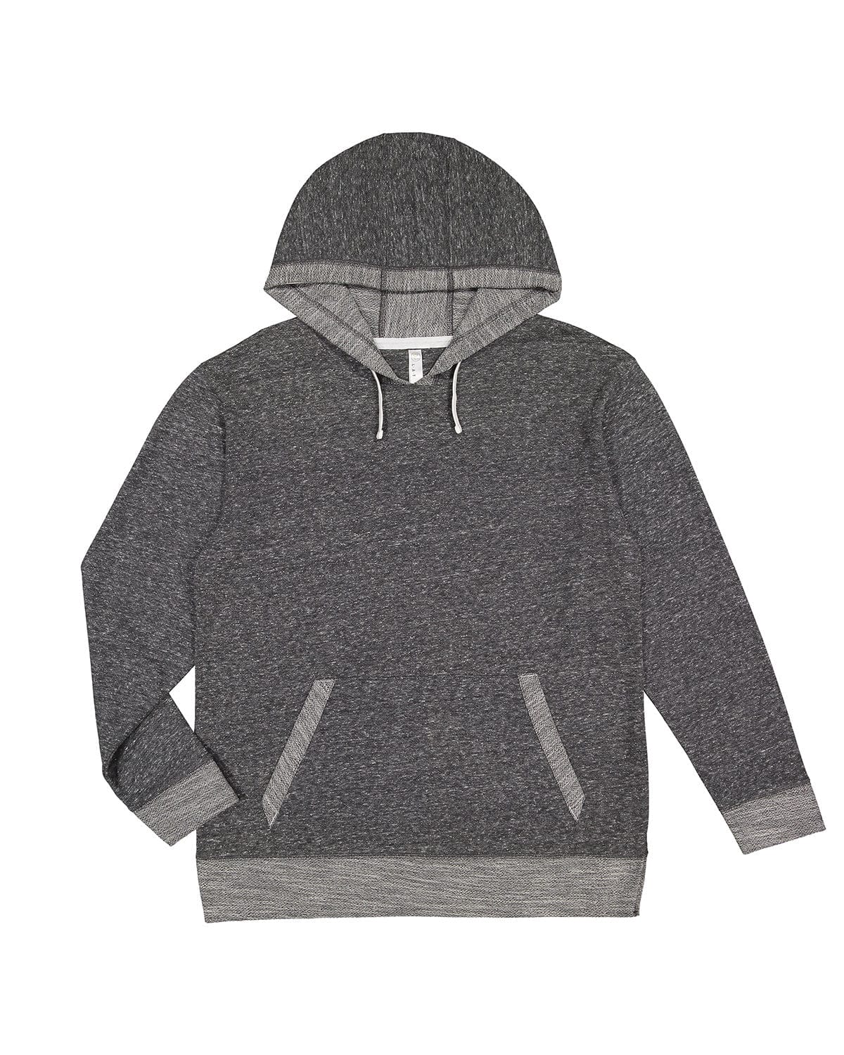 LAT Sweatshirts/Fleece XS / Smoke Melange LAT 6779: Adult Harborside Melange French Terry Hooded Sweatshirt
