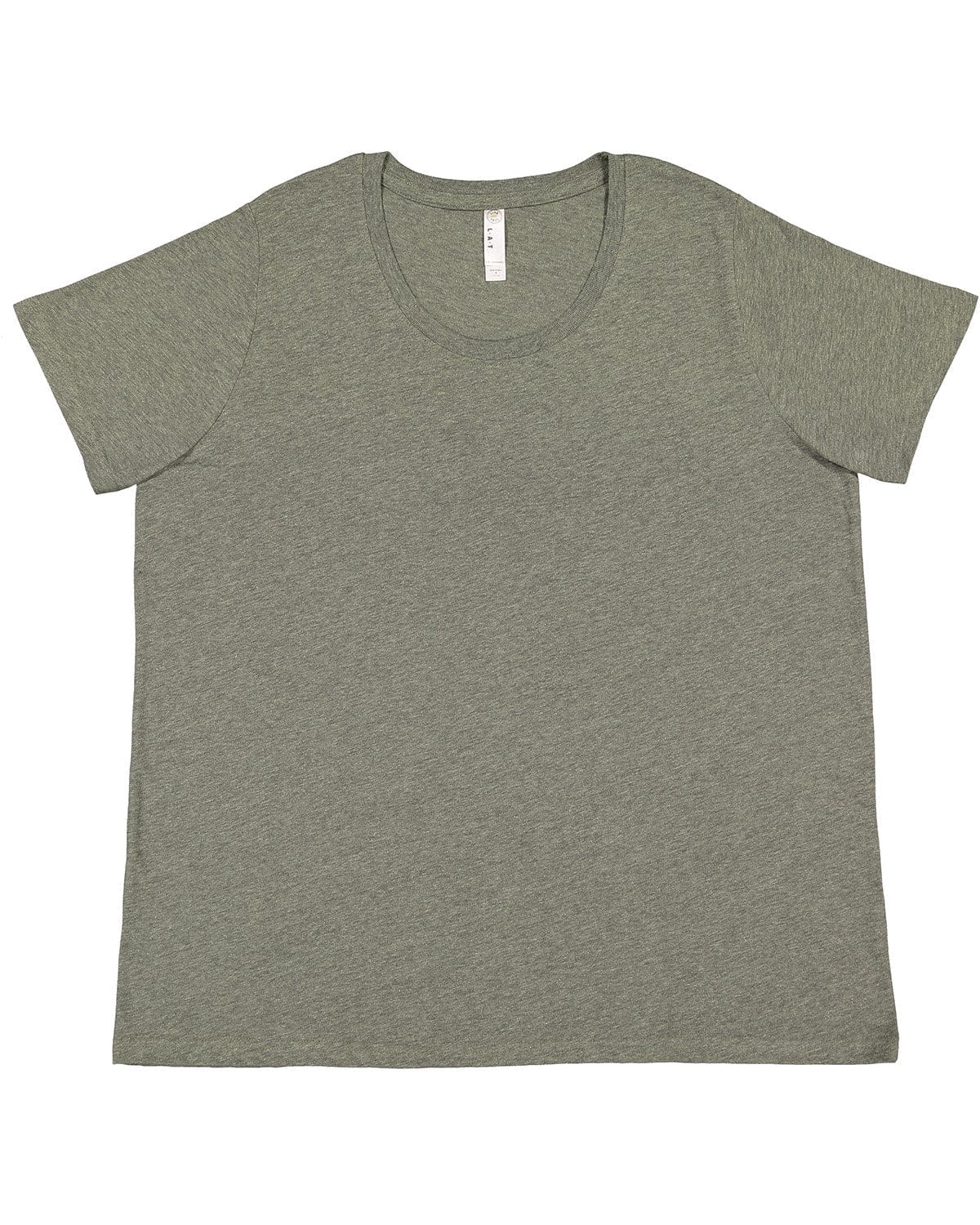 LAT T-Shirts 14-16 / Bamboo Blackout LAT 3816 Ladies' Curvy Fine Jersey T-Shirt