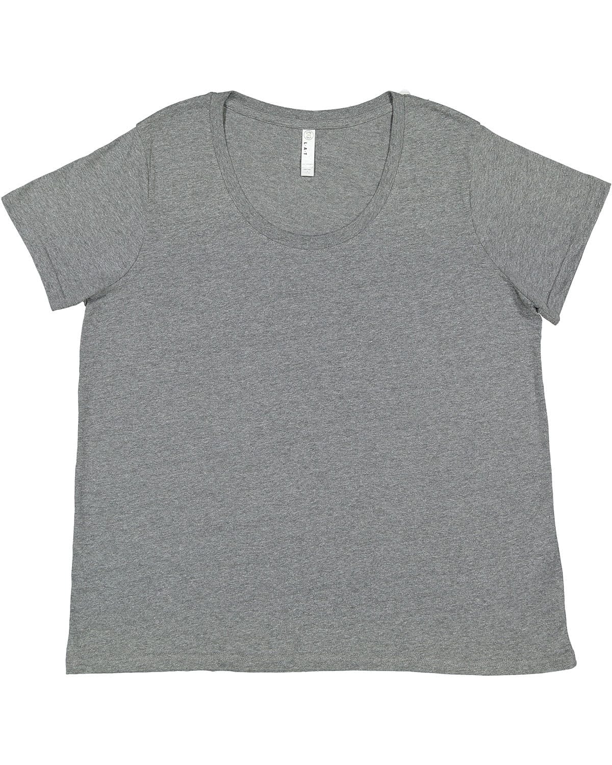 LAT T-Shirts 14-16 / Granite Heather LAT 3816 Ladies' Curvy Fine Jersey T-Shirt