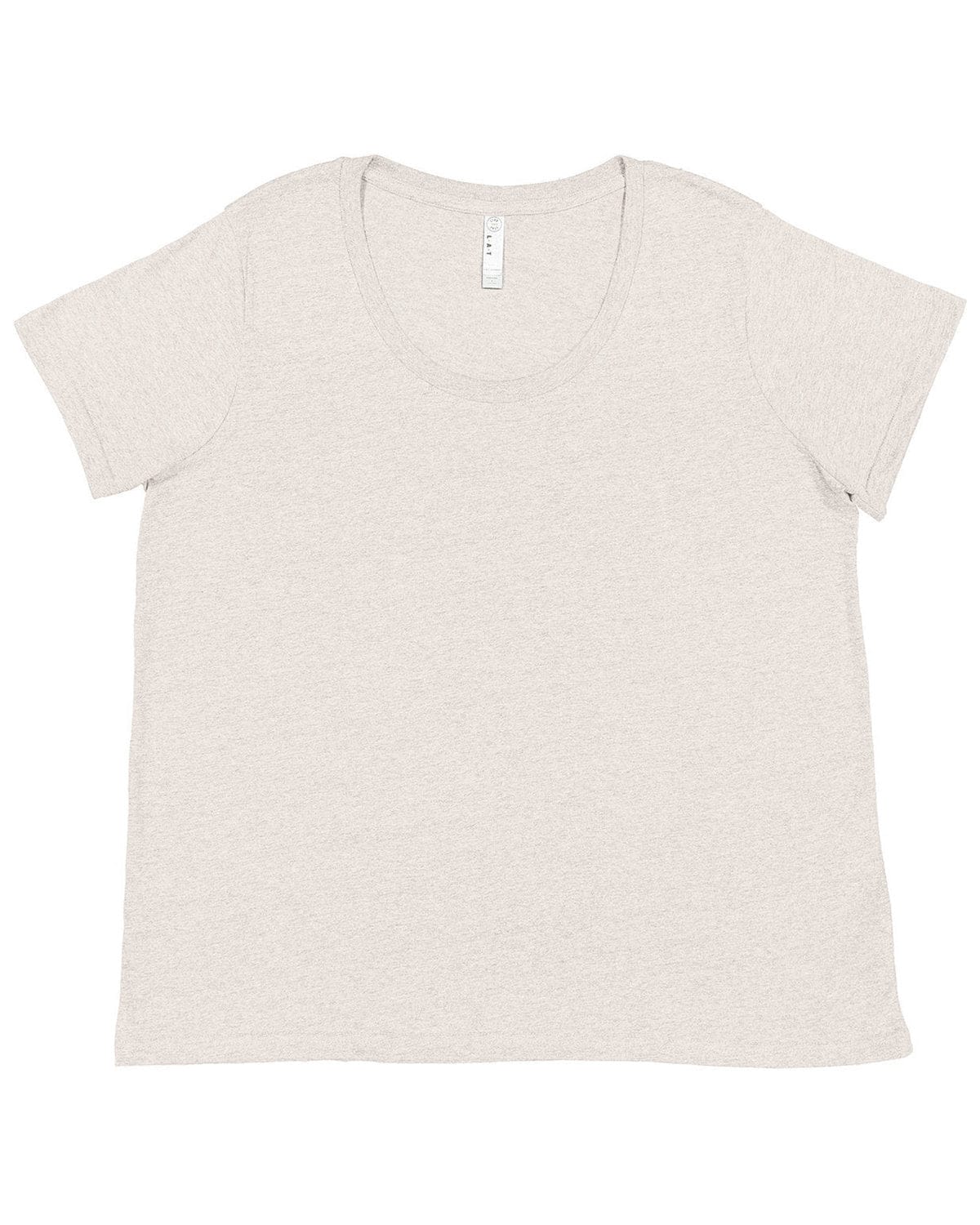 LAT T-Shirts 14-16 / Natural Heather LAT 3816 Ladies' Curvy Fine Jersey T-Shirt