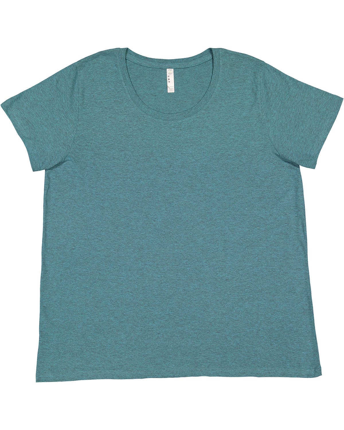LAT T-Shirts 14-16 / Surf Blackout LAT 3816 Ladies' Curvy Fine Jersey T-Shirt