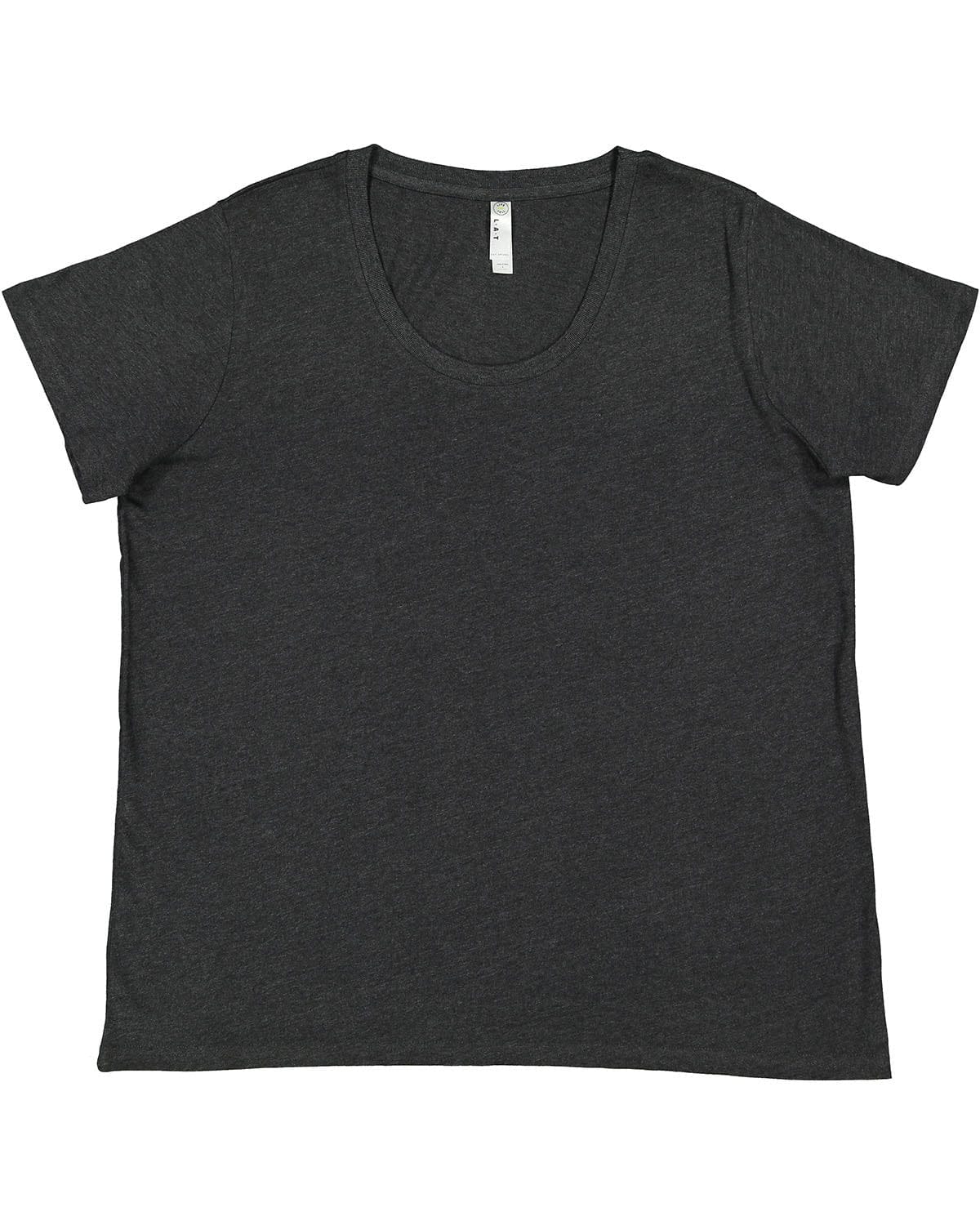 LAT T-Shirts 14-16 / Vintage Smoke LAT 3816 Ladies' Curvy Fine Jersey T-Shirt