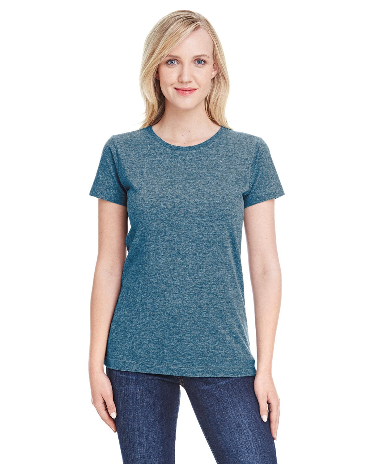 LAT T-Shirts 3XL / Vintage Indigo LAT 3516: Ladies' Fine Jersey T-Shirt, Extended Colors