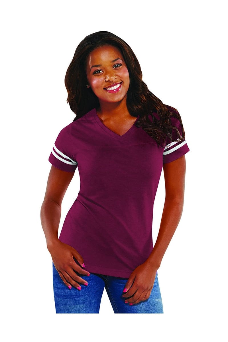 LAT T-Shirts LAT 3537: Ladies' Football Fine Jersey T-Shirt