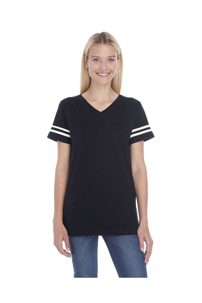 LAT T-Shirts LAT 3537: Ladies' Football Fine Jersey T-Shirt