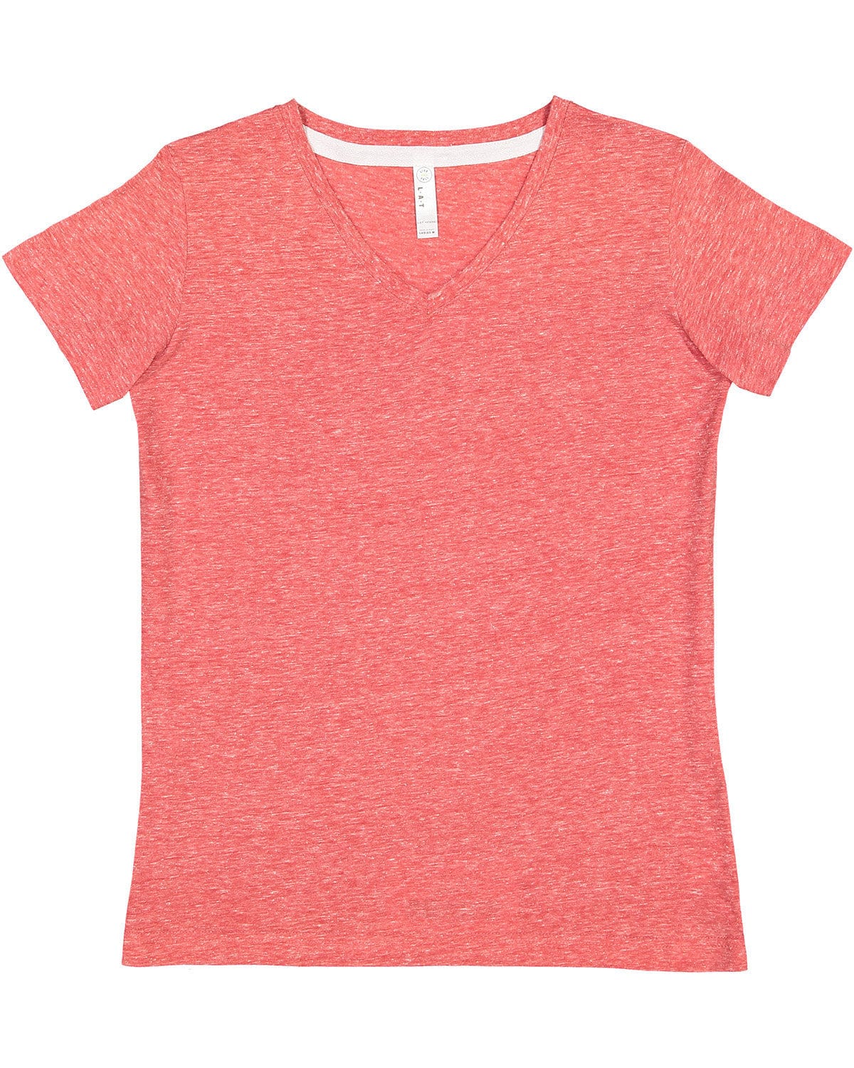 LAT T-Shirts LAT 3591: Ladies' V-Neck Harborside Melange Jersey T-Shirt