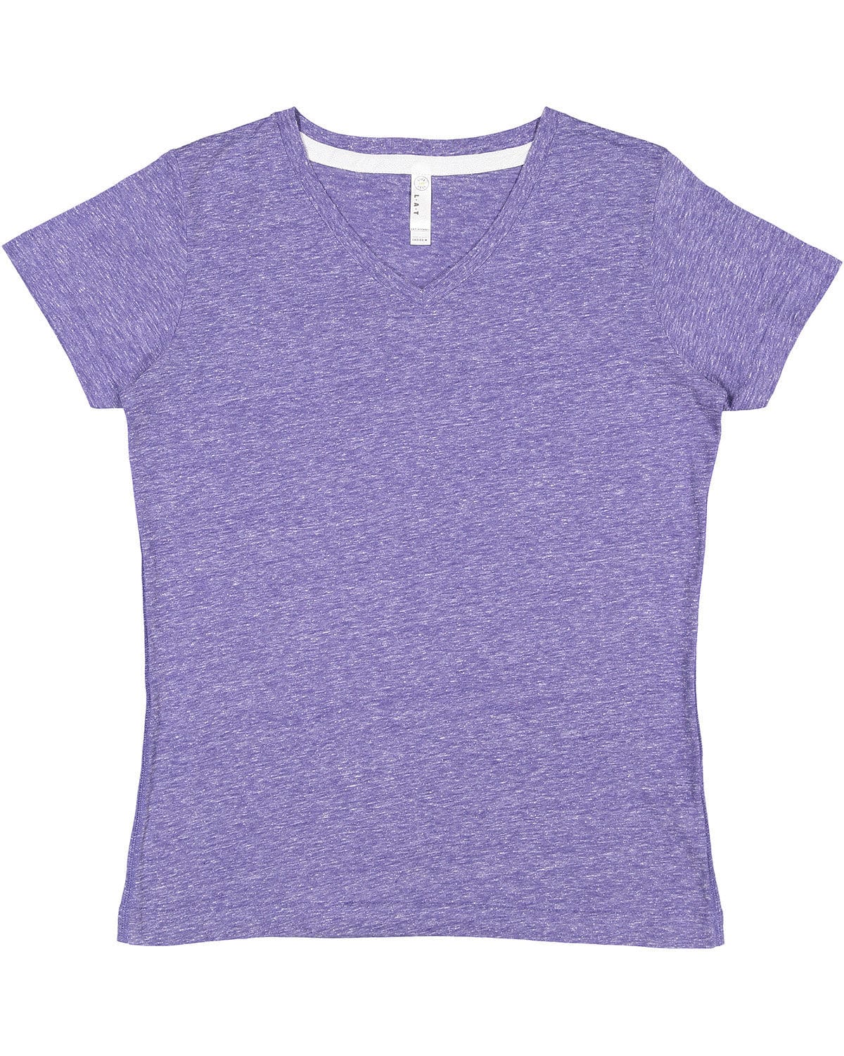 LAT T-Shirts LAT 3591: Ladies' V-Neck Harborside Melange Jersey T-Shirt