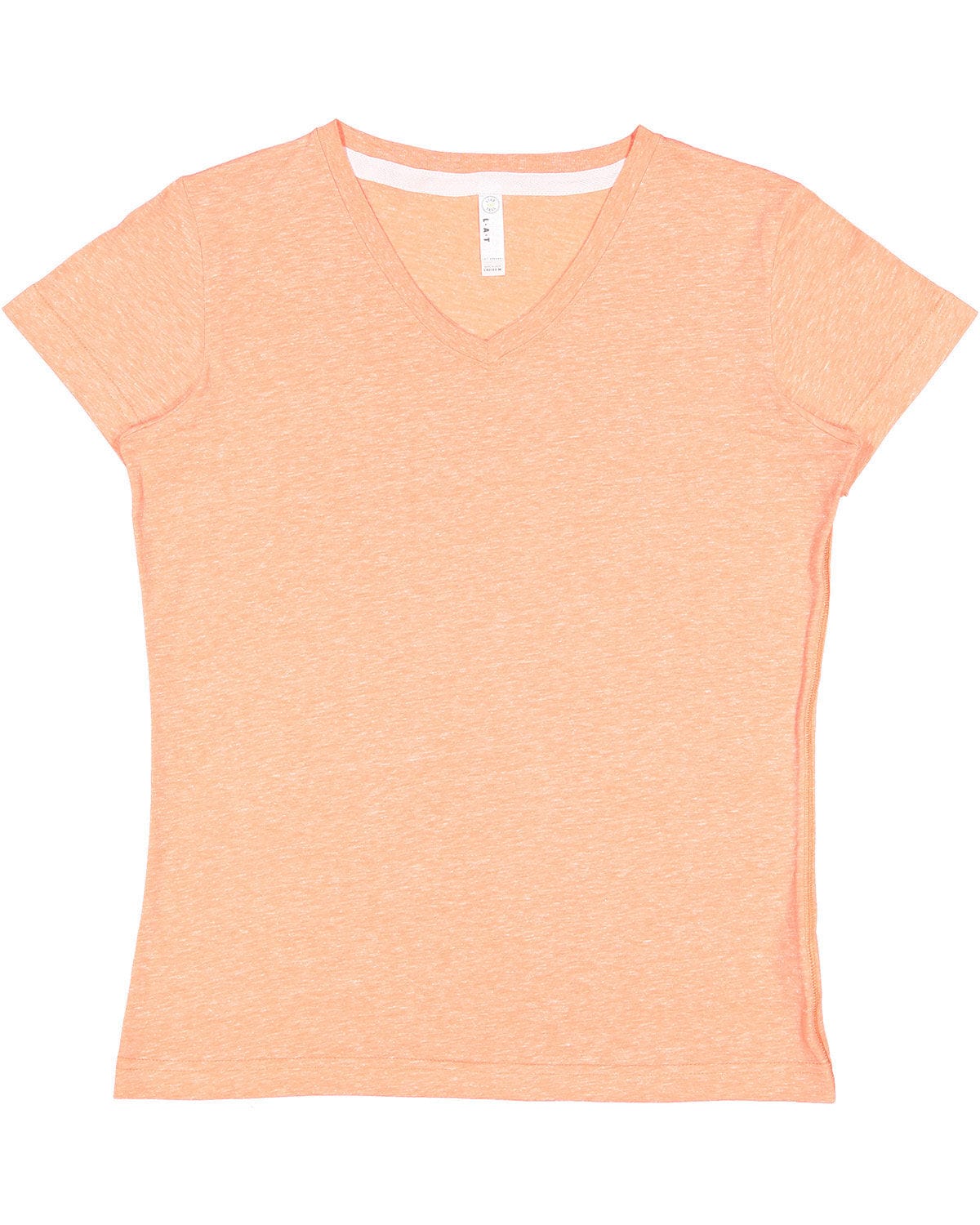 LAT T-Shirts LAT 3591: Ladies' V-Neck Harborside Melange Jersey T-Shirt