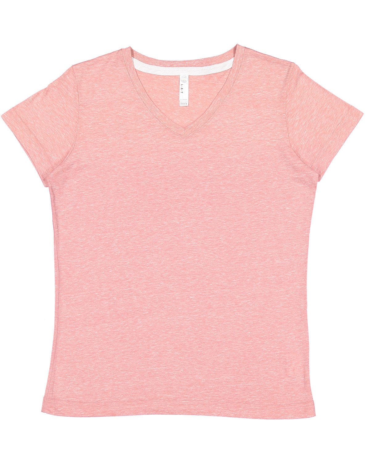 LAT T-Shirts LAT 3591: Ladies' V-Neck Harborside Melange Jersey T-Shirt