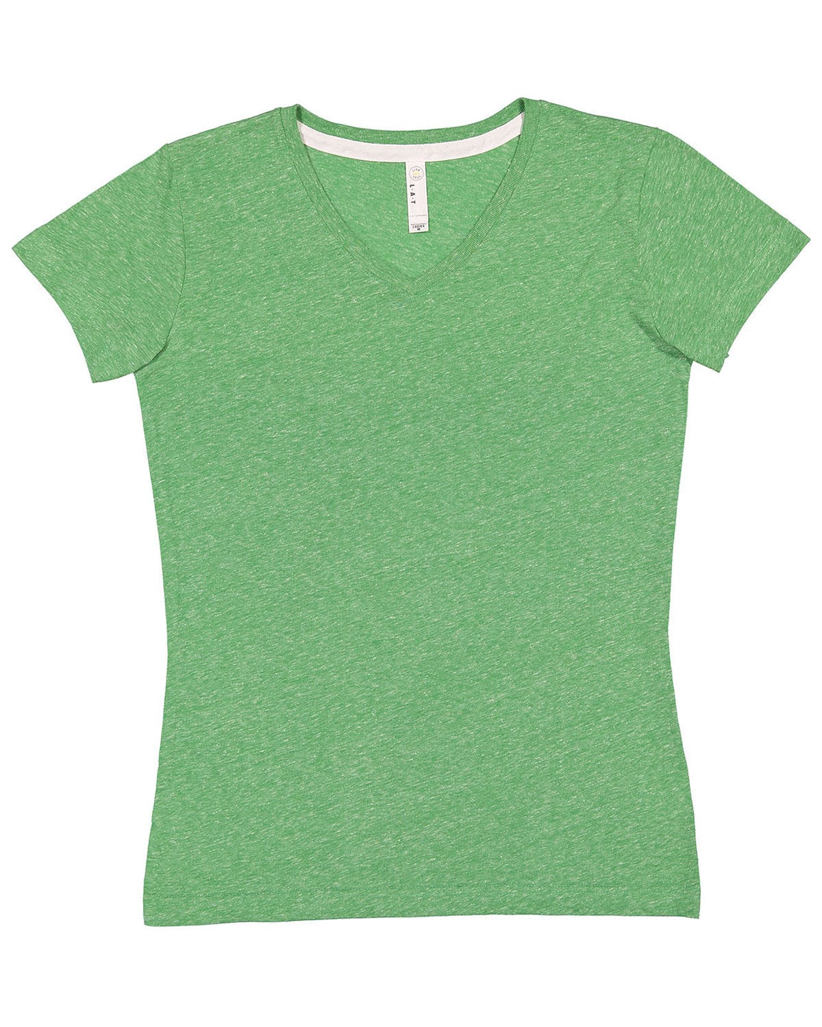 LAT T-Shirts LAT 3591: Ladies' V-Neck Harborside Melange Jersey T-Shirt
