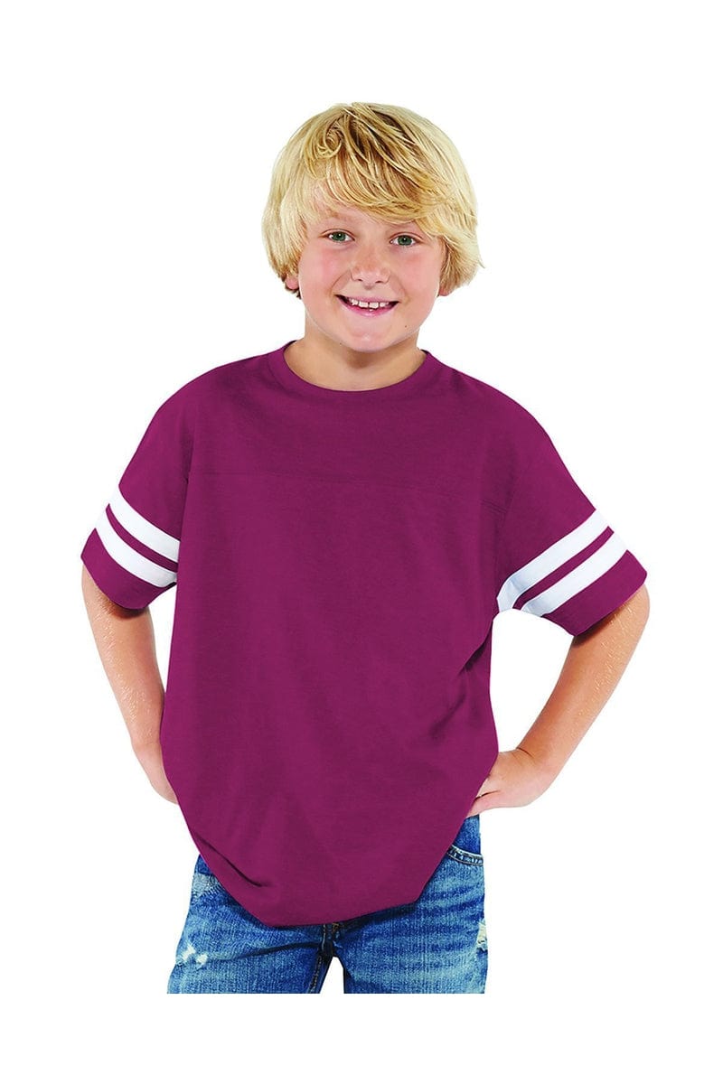 LAT T-Shirts LAT 6137: Youth Football Fine Jersey T-Shirt