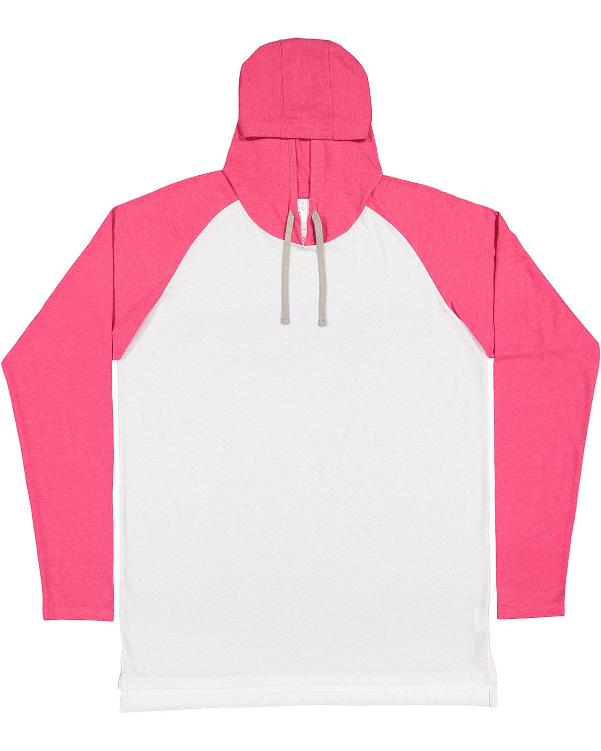 LAT T-Shirts LAT 6917: Men's Hooded Raglan Long Sleeve Fine Jersey T-Shirt