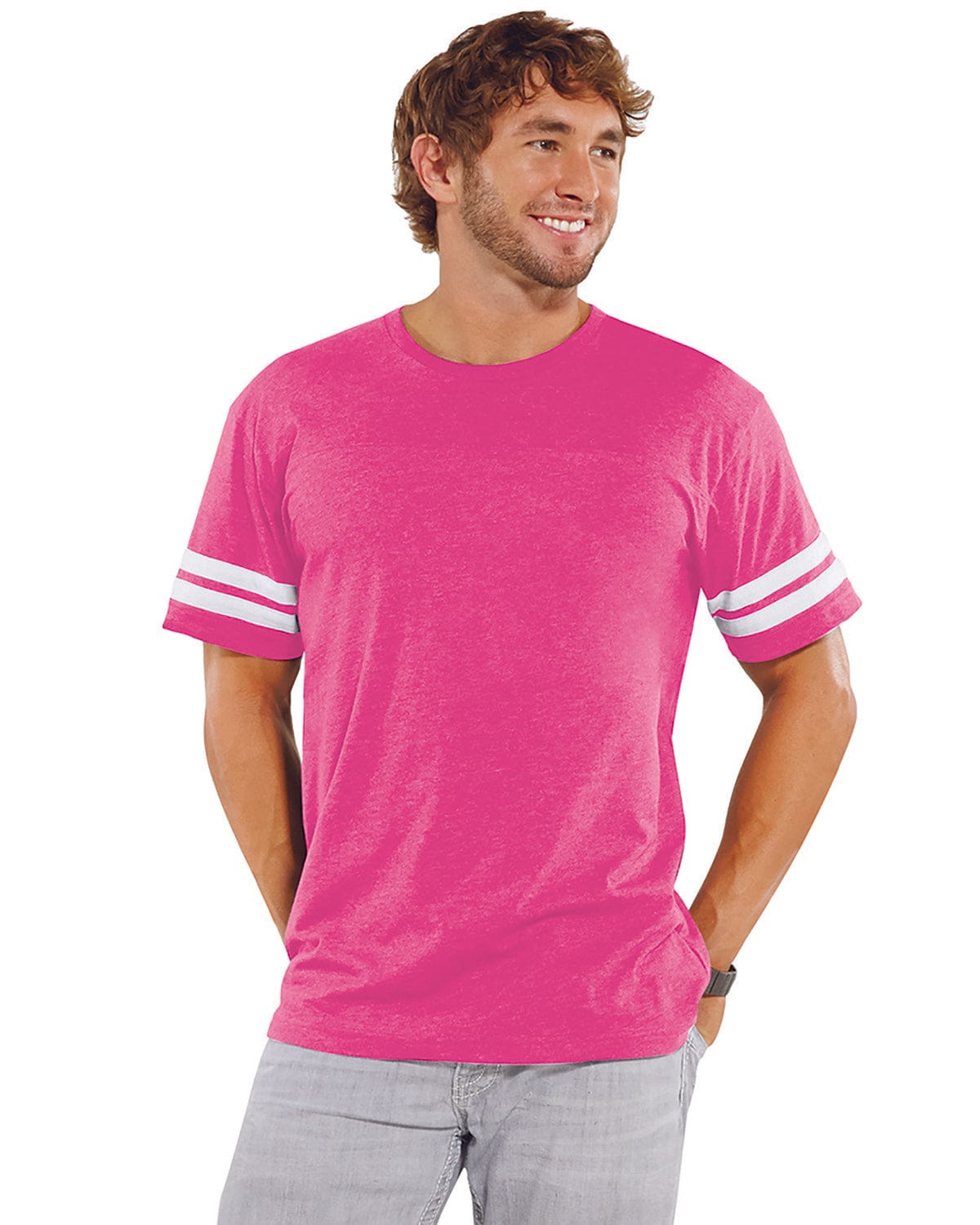 LAT T-Shirts LAT 6937 Men's Football Fine Jersey T-Shirt