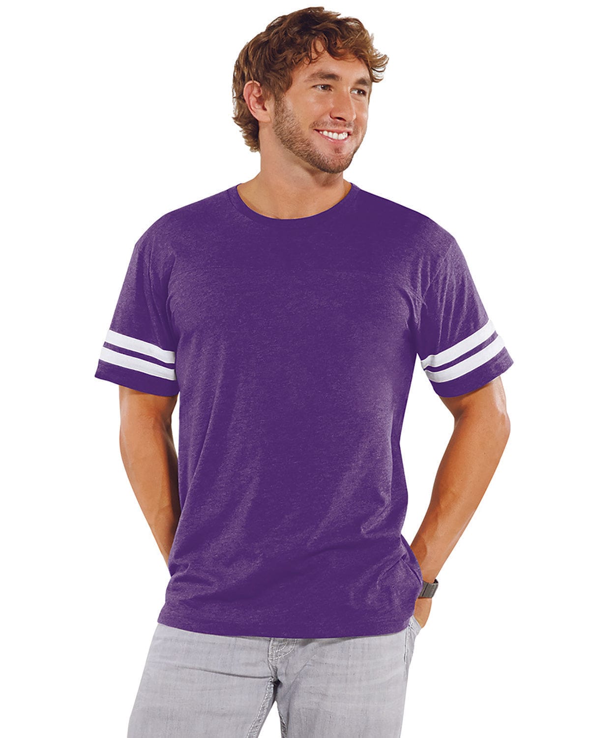 LAT T-Shirts LAT 6937 Men's Football Fine Jersey T-Shirt