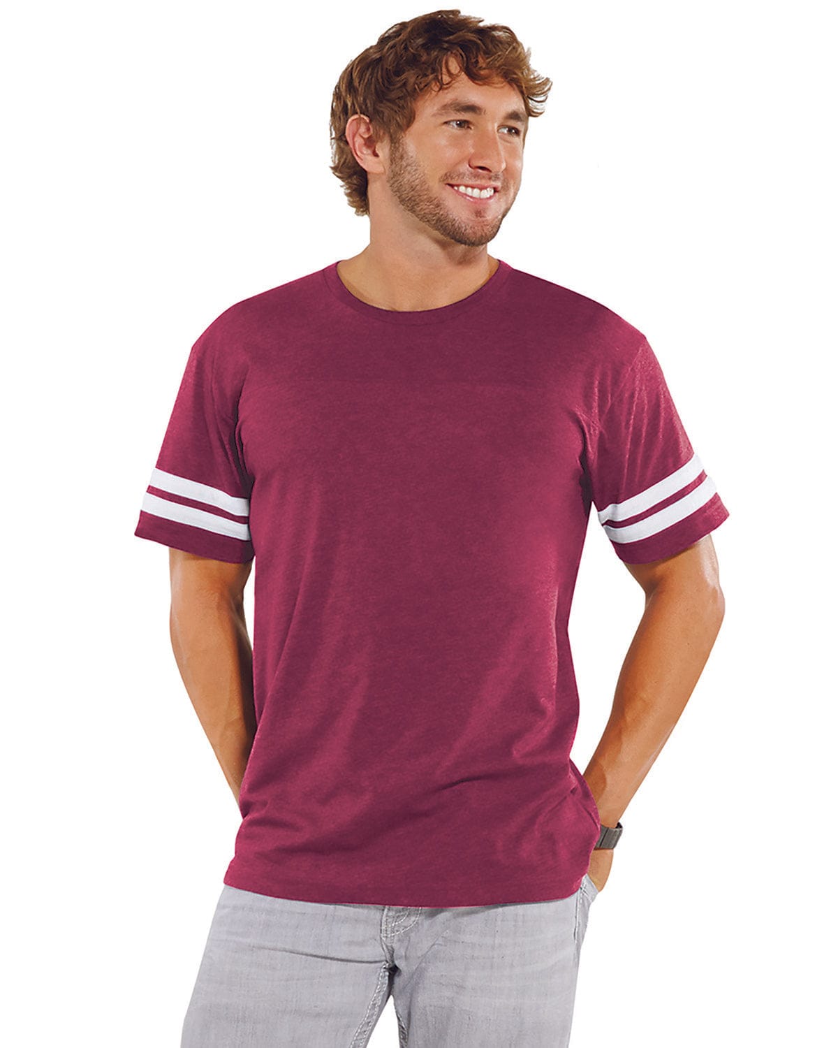 LAT T-Shirts LAT 6937 Men's Football Fine Jersey T-Shirt