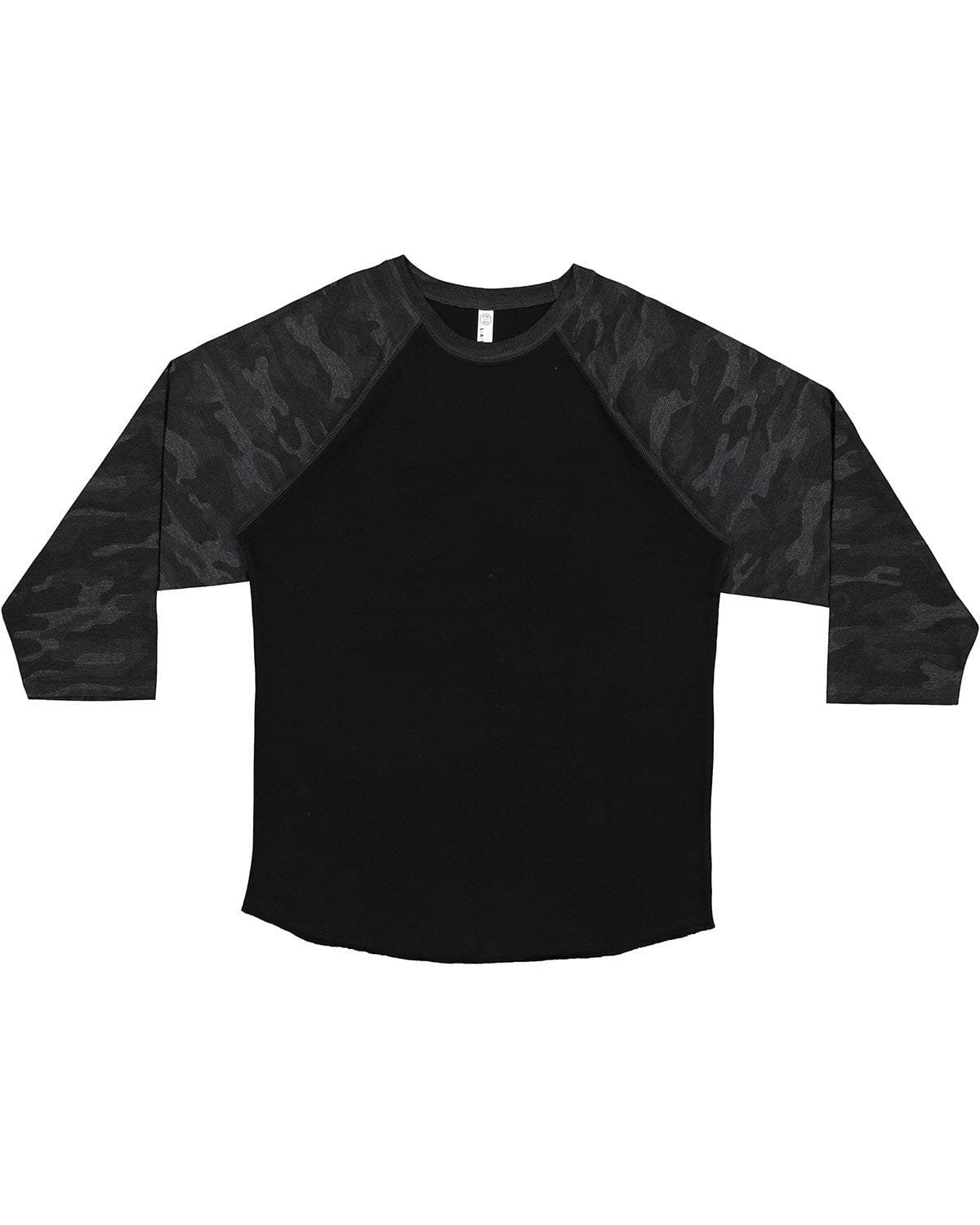 LAT T-Shirts S / Black/ Storm Cmo LAT 6930 Men's Baseball Fine Jersey T-Shirt