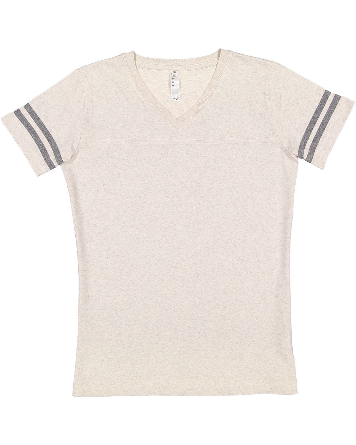 LAT T-Shirts S / Nat Hth/ Gran Ht LAT 3537 Ladies' Football Fine Jersey T-Shirt
