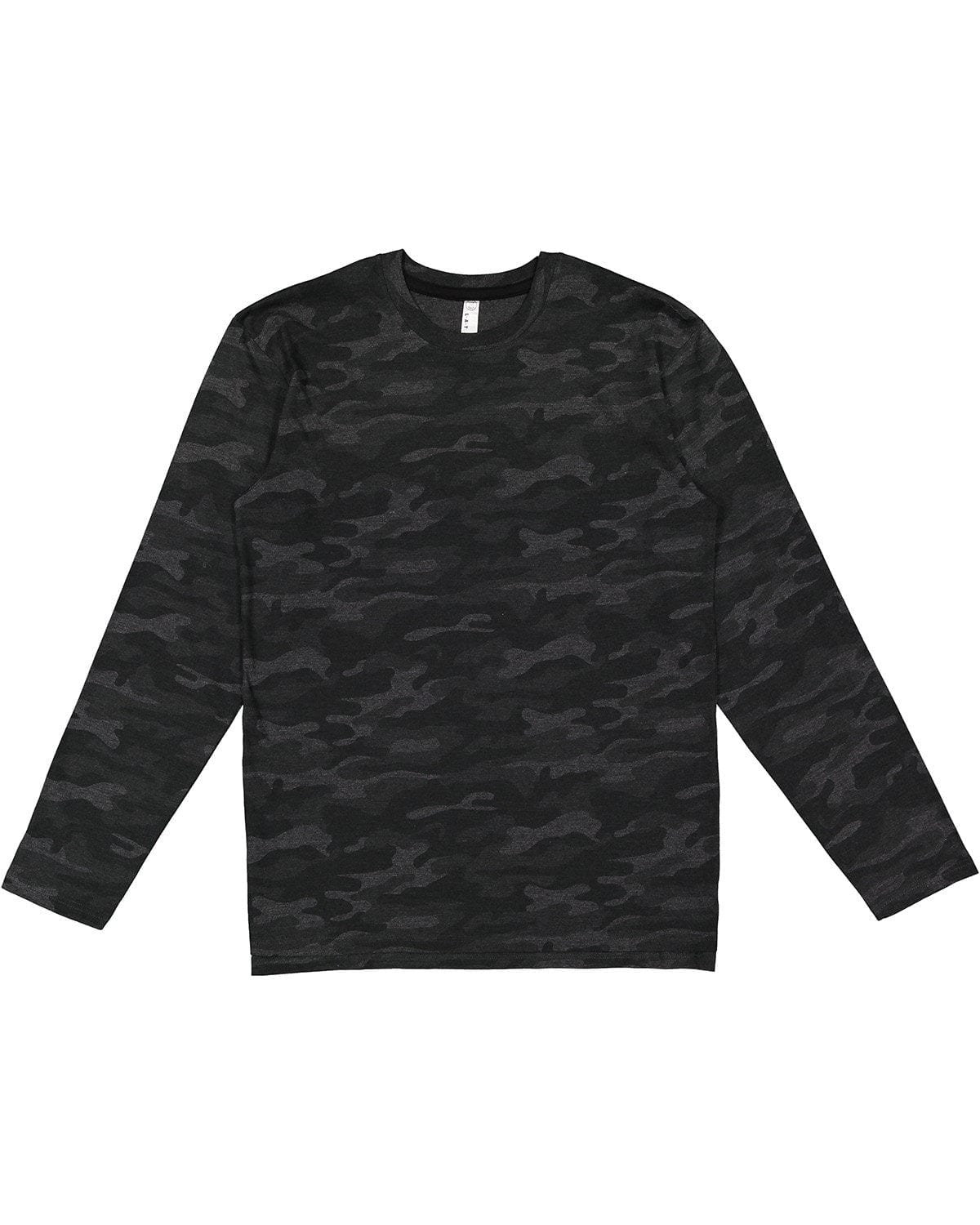 LAT T-Shirts S / Storm Camo/ Blk LAT 6918: Men's Fine Jersey Long-Sleeve