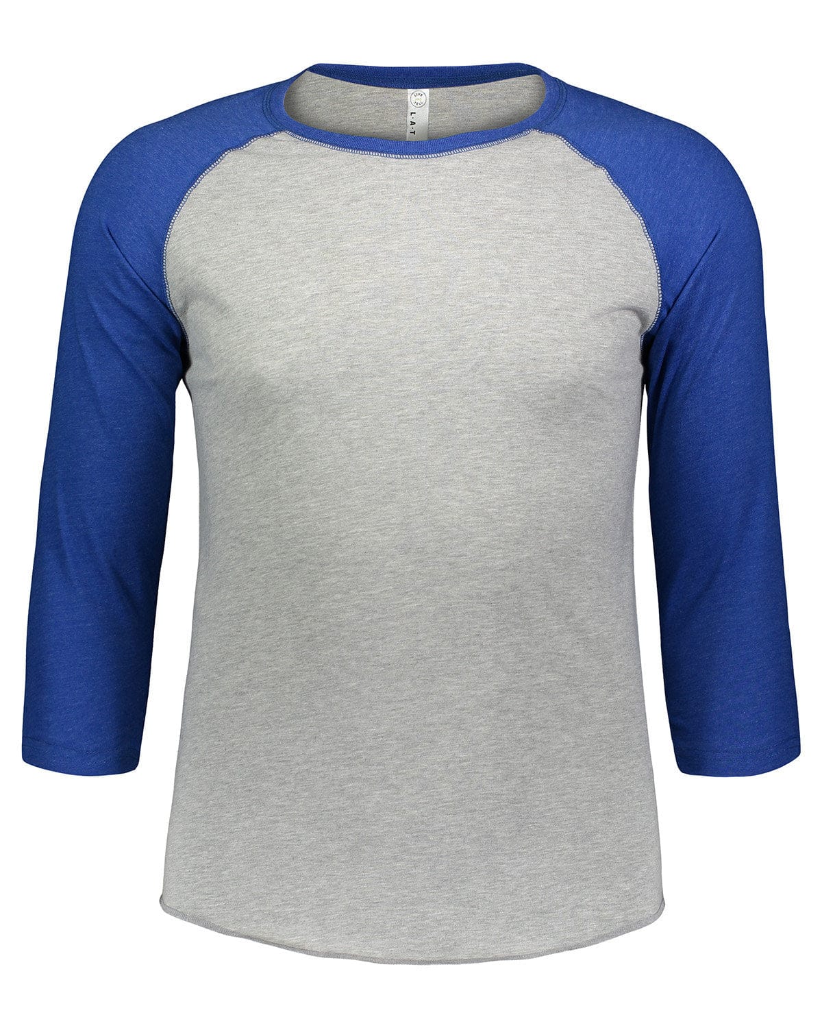 LAT T-Shirts S / Vn Hth/ Vn Royal LAT 6930 Men's Baseball Fine Jersey T-Shirt
