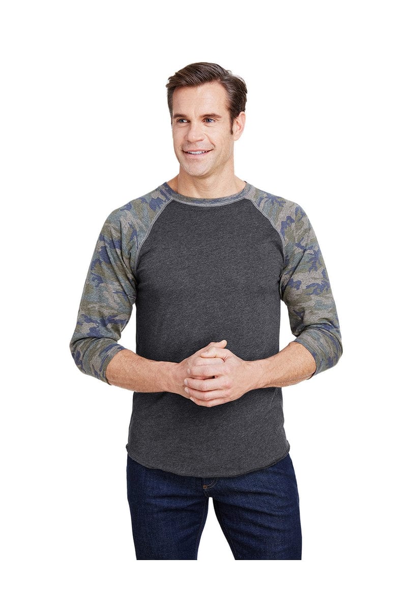 LAT T-Shirts S / Vn Smke/ Vn Camo LAT 6930: Men's Baseball Fine Jersey T-Shirt