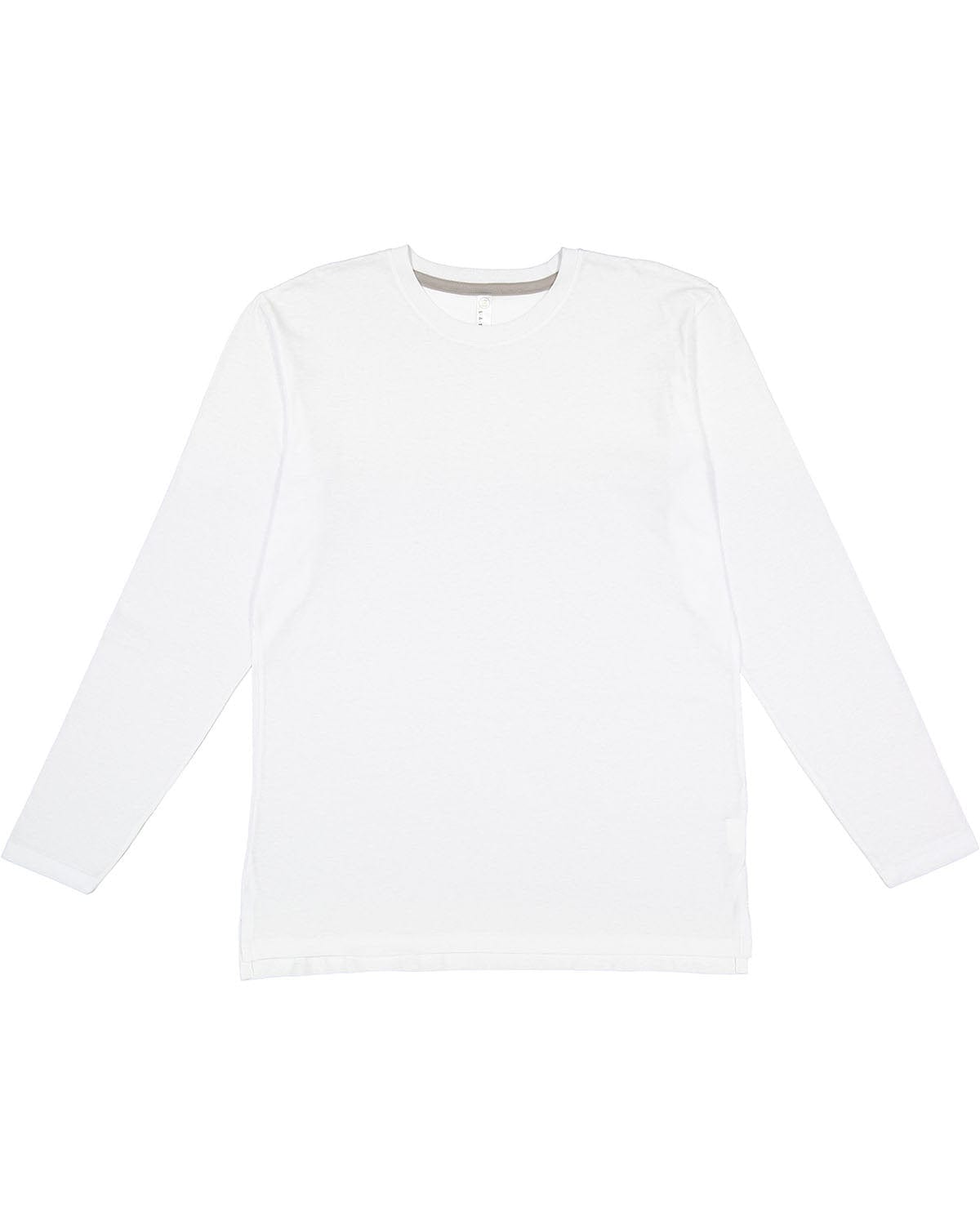 LAT T-Shirts S / White/ Titanium LAT 6918: Men's Fine Jersey Long-Sleeve
