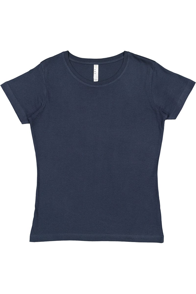 LAT T-Shirts XL / Denim LAT 3516: Ladies' Fine Jersey T-Shirt, Traditional Colors