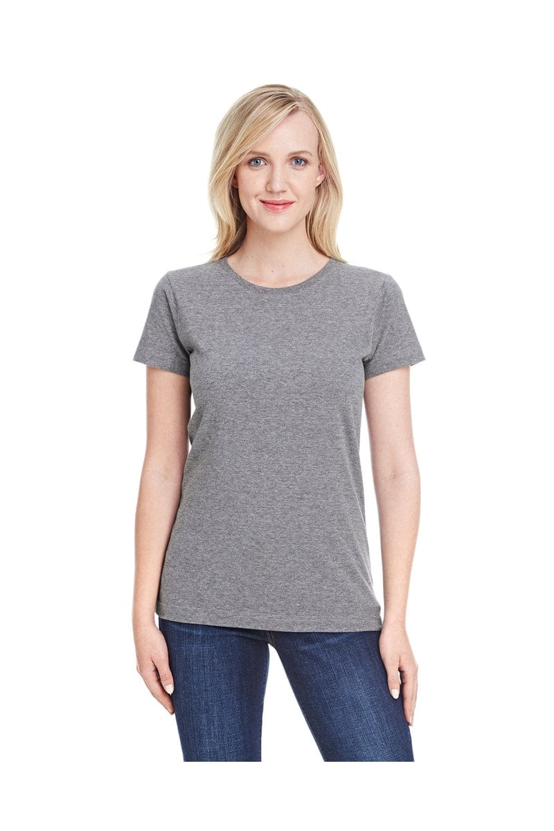 LAT T-Shirts XL / Granite Heather LAT 3516: Ladies' Fine Jersey T-Shirt, Traditional Colors