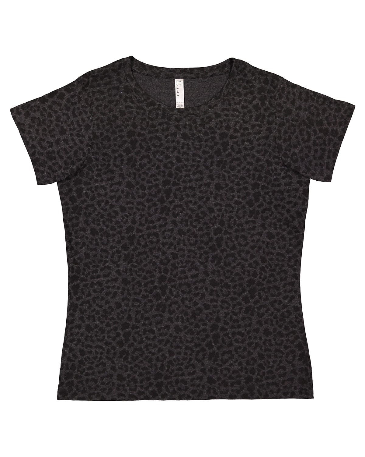 LAT T-Shirts XS / Black Leopard LAT 3516 Ladies' Fine Jersey T-Shirt, Extended Colors 2