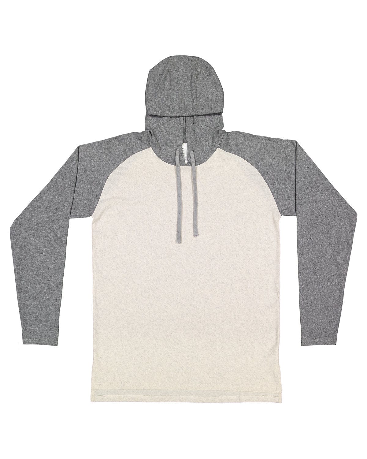 LAT T-Shirts XS / Nt Ht/ Gr Ht/ Tt LAT 6917 Men's Hooded Raglan Long Sleeve Fine Jersey T-Shirt