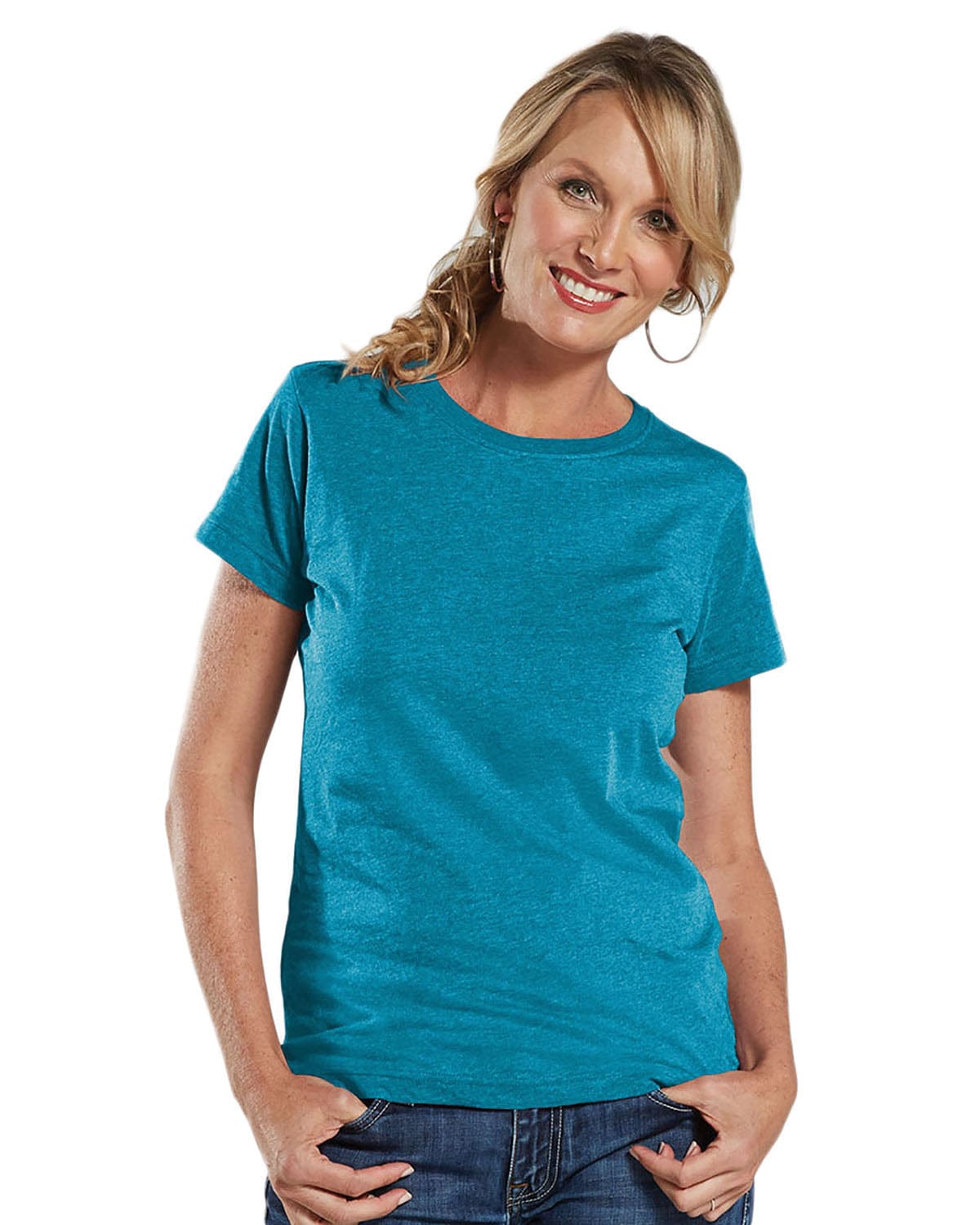 LAT T-Shirts XS / Vintage Turq LAT 3516 Ladies' Fine Jersey T-Shirt, Extended Colors 2