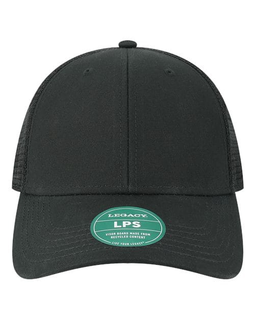 LEGACY 11221 Adjustable / Black/ Black LPS-Lo-Pro Snapback Trucker Cap