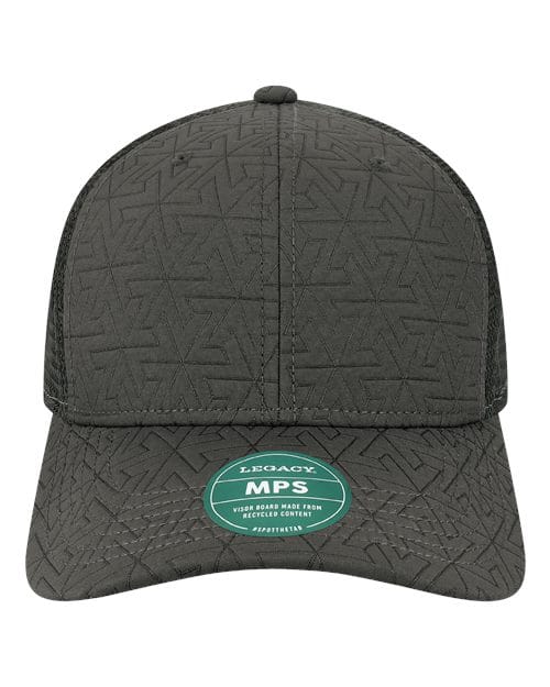 LEGACY 11222 Adjustable / Black Z - Quilted MPS-Mid-Pro Snapback Trucker Cap