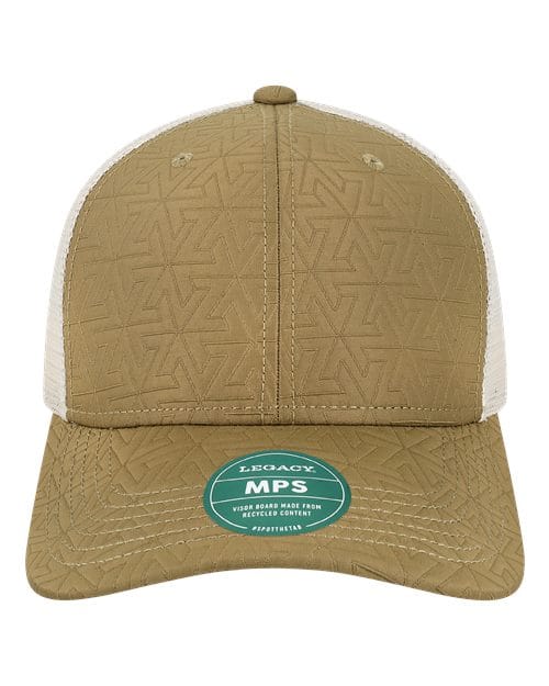 LEGACY 11222 Adjustable / Brown Z - Quilted MPS-Mid-Pro Snapback Trucker Cap