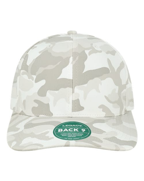 LEGACY 12243 Adjustable / Snow Camo B9A-Back Nine Cap
