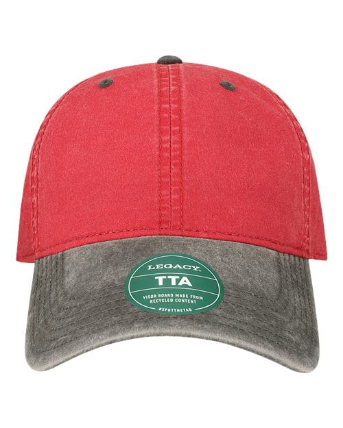 LEGACY 12244 Adjustable / Weathered Red/ Cinder TTA-Terra Twill Cap