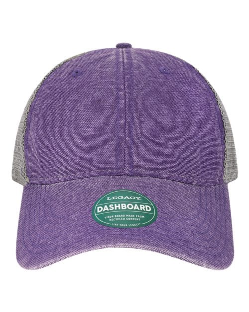 LEGACY 9661 Adjustable / Purple/ Grey DTA-Dashboard Trucker Cap