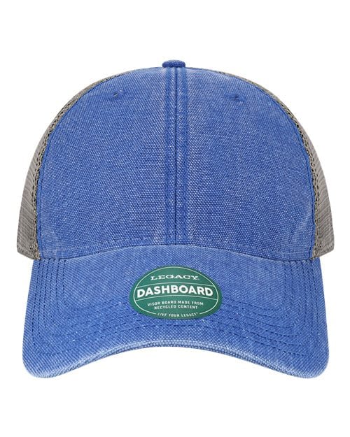 LEGACY 9661 Adjustable / Royal/ Grey DTA-Dashboard Trucker Cap