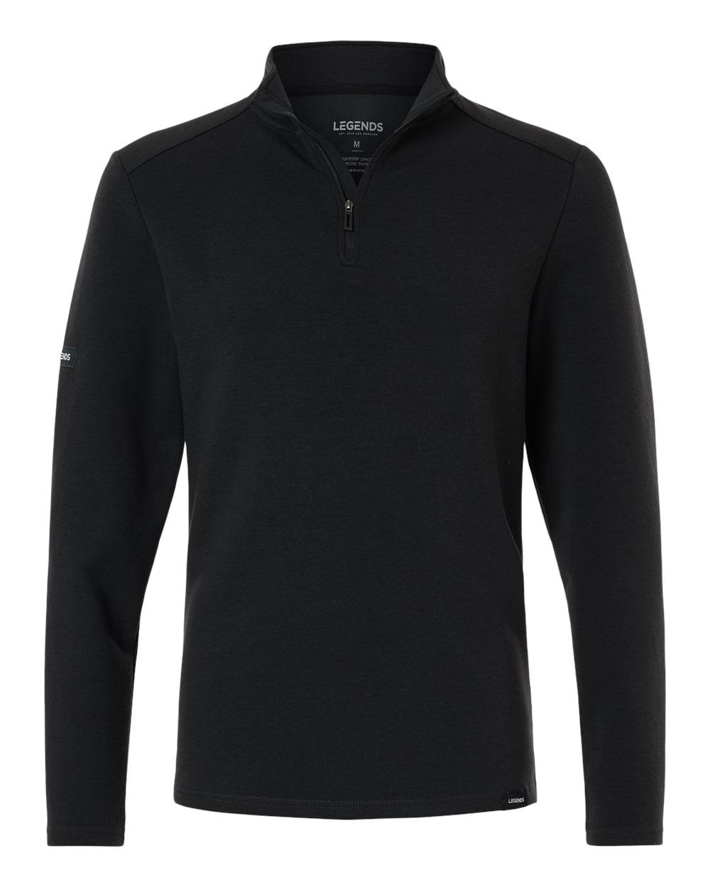 Legends Knits & Layering Legends SWM000006 Men's Scuba Quarter-Zip Pullover