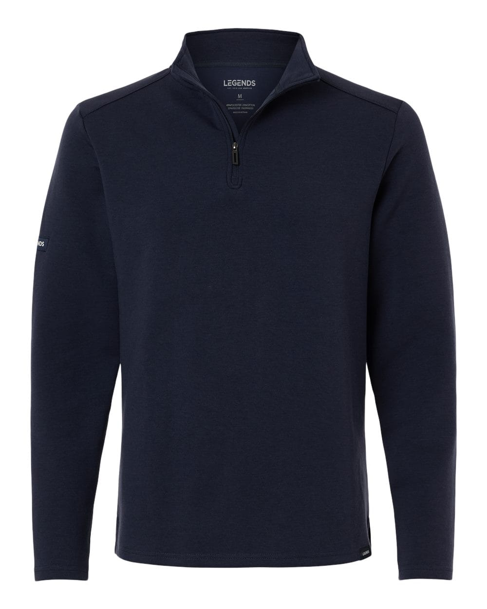 Legends Knits & Layering Legends SWM000006 Men's Scuba Quarter-Zip Pullover