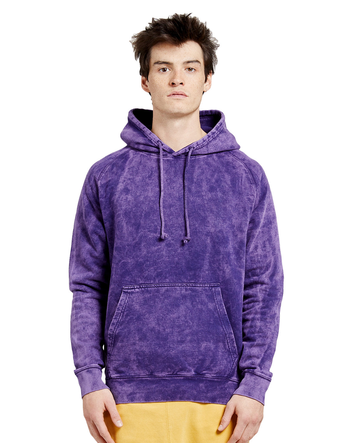 Lane Seven LST004: Unisex Vintage Raglan Hooded Sweatshirt