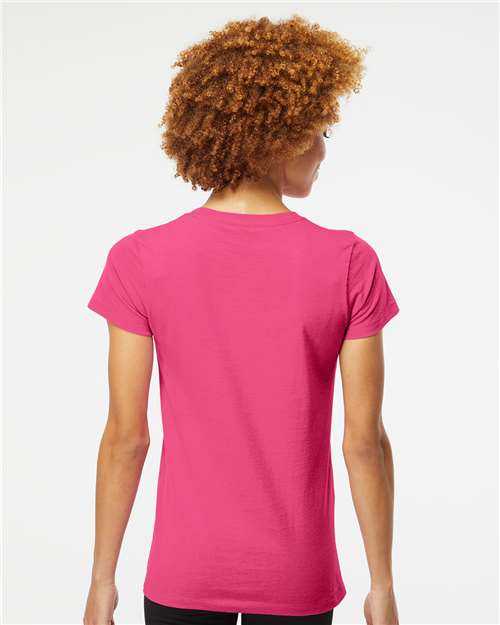 M&O 9454 4810: Women's Gold Soft Touch T-Shirt