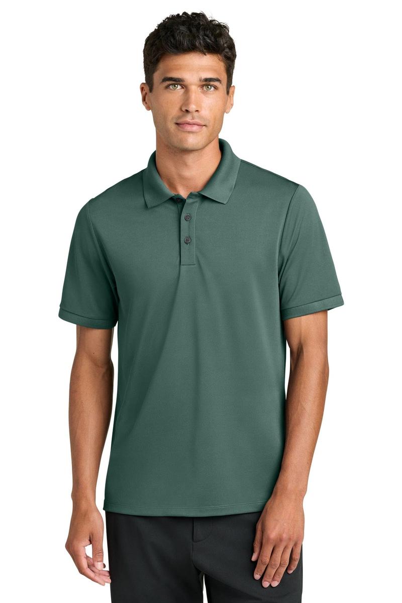 Mercer+Mettle Everyday Performance Polo MM1030 in Silver Pine